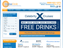 Tablet Screenshot of cruise-circle.co.uk